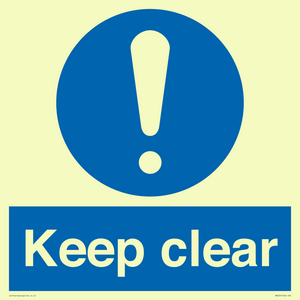 keep clear